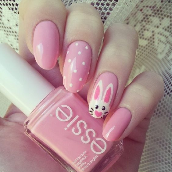 2019 Beautiful and Colorful Easter Nail Art Designs