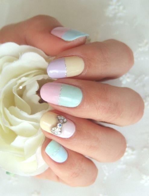 Pastel Nail art