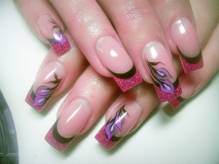 gel-nail-art-glitter-fucsia