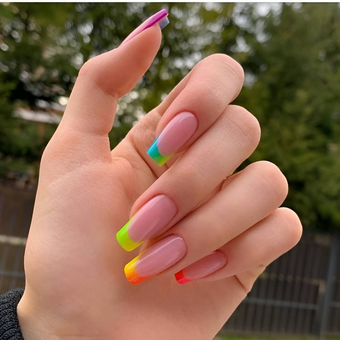 27 Enchanting Rainbow Nail Art Designs To Bring You Joy - 191