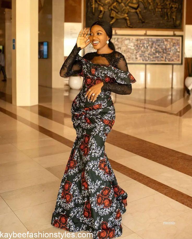 Best Ankara Long Gown Styles for Ladies