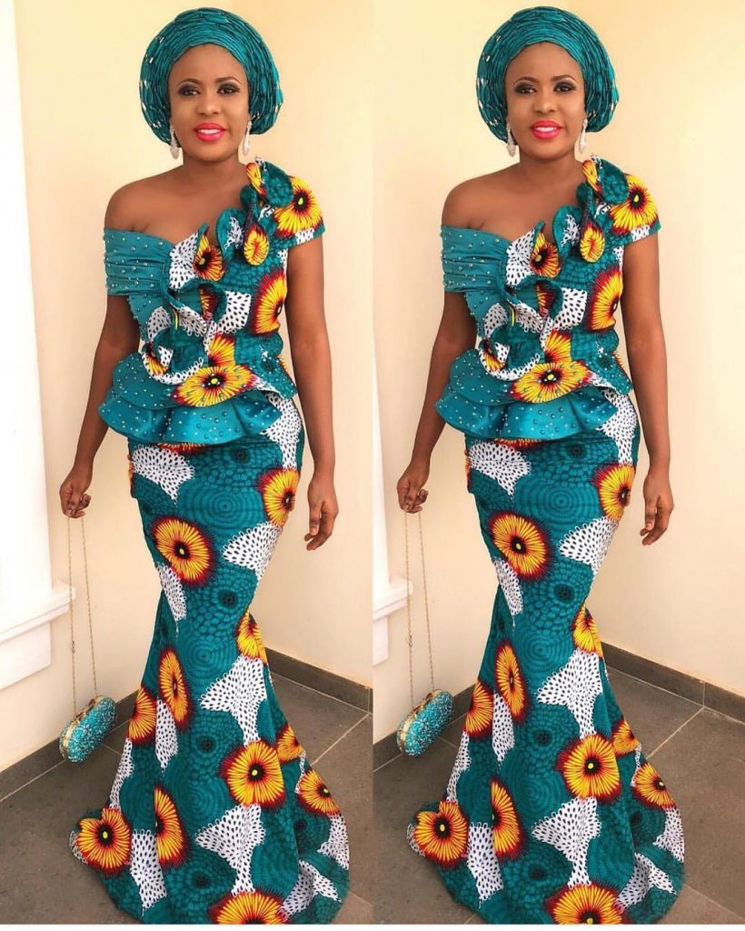 ankara long gown pictures