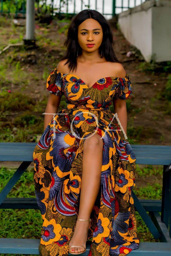 Ankara long gown pictures