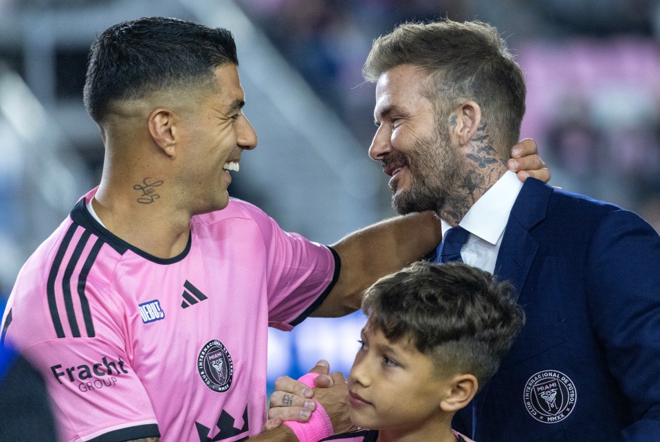 David Beckham recently secured the services of Luis Suarez for Inter Miami