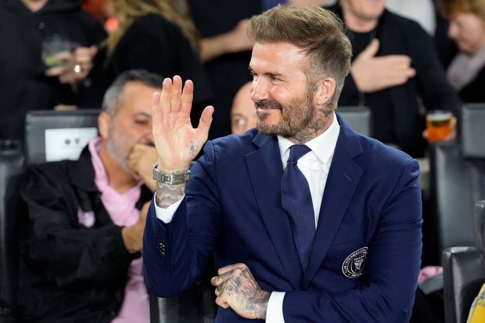 Becks is loving the latest chapter of his football career